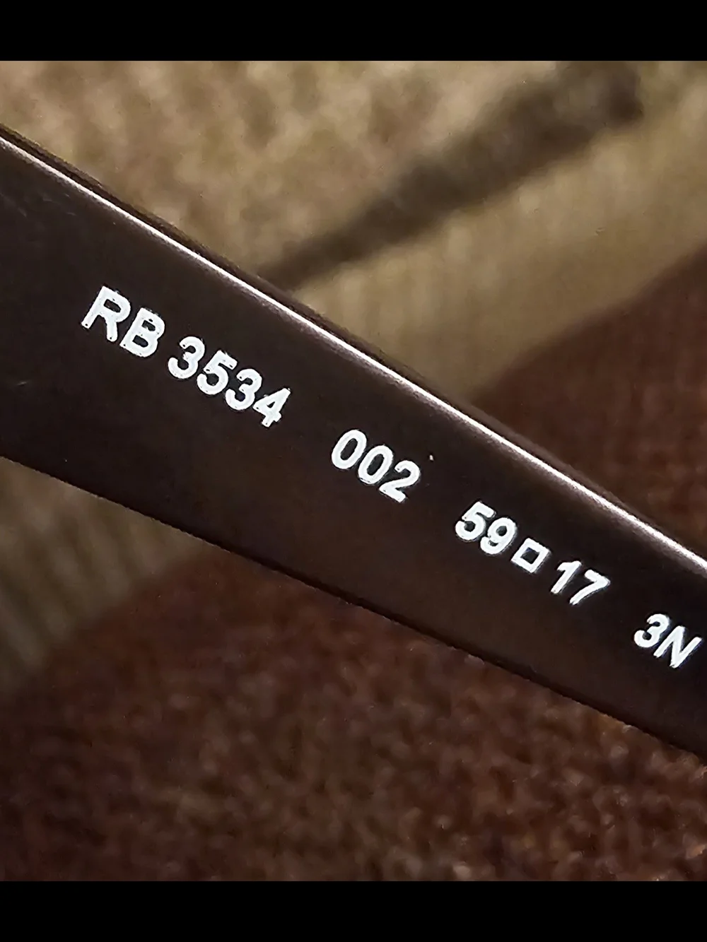 Ray-Ban Men's Sunglasses Black Frames with Dark Gray Lenses